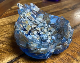 手作りの天使の羽の小物皿