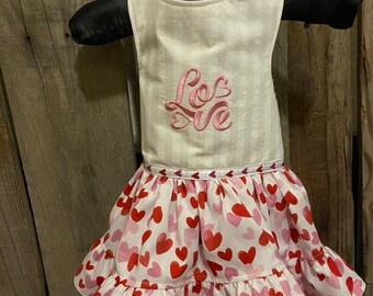 Double Skirt Valentine Dress