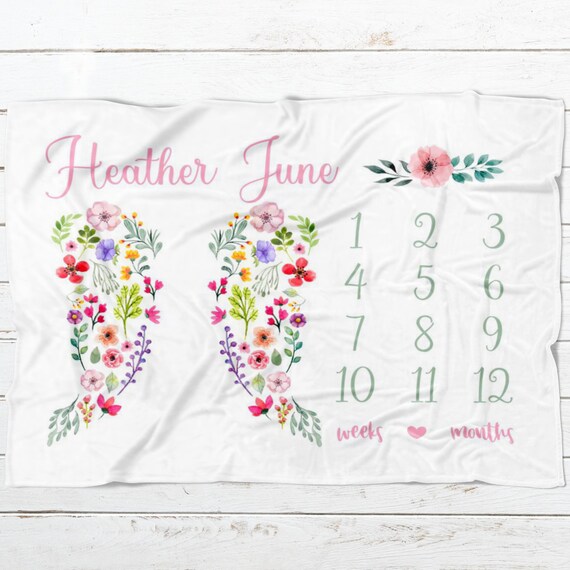 milestone blanket etsy