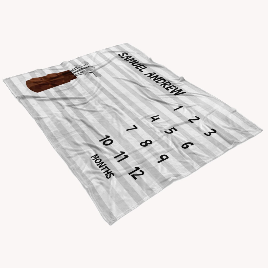 Golf Milestone Blanket Boy Baby Milestone Blanket Girl Baby Etsy