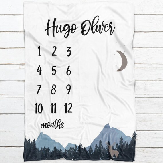 milestone blanket etsy