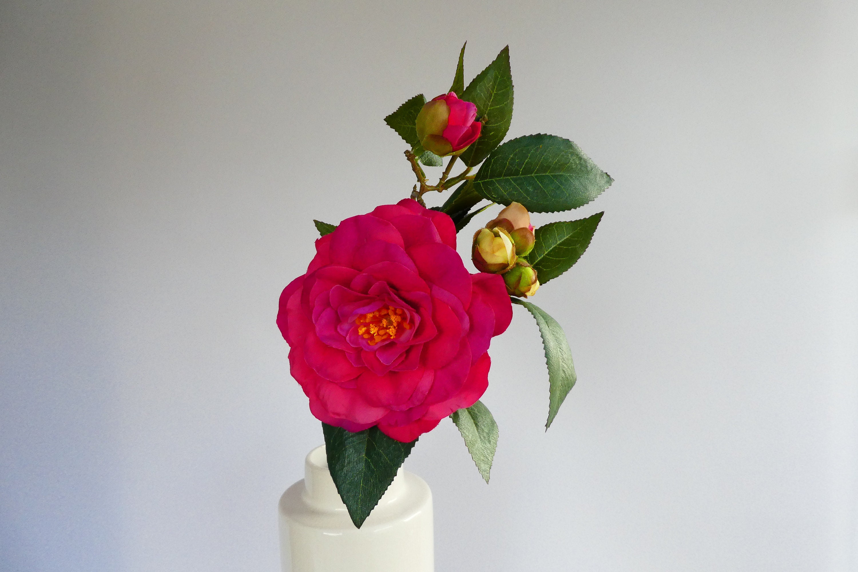 Camelie Pink Silk Flower Gift Entry Residential Etsy UK