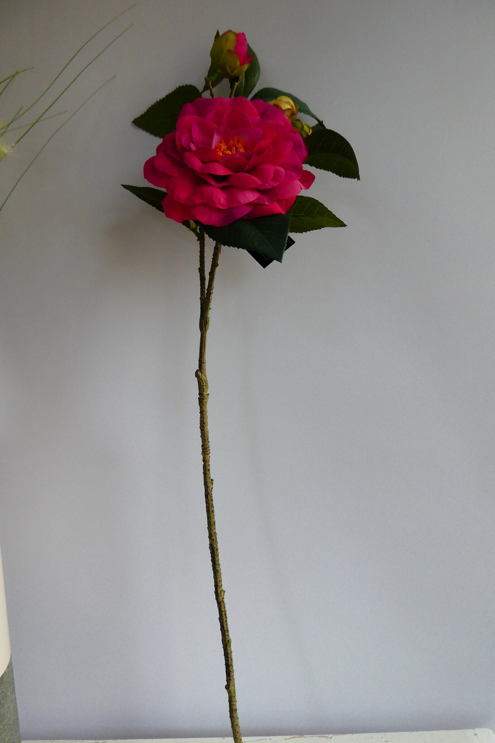 Camelie pink silk flower gift entry residential | Etsy