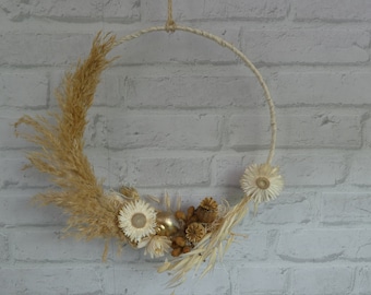 Hoop "boho in creme" Fensterdeko Dekoring