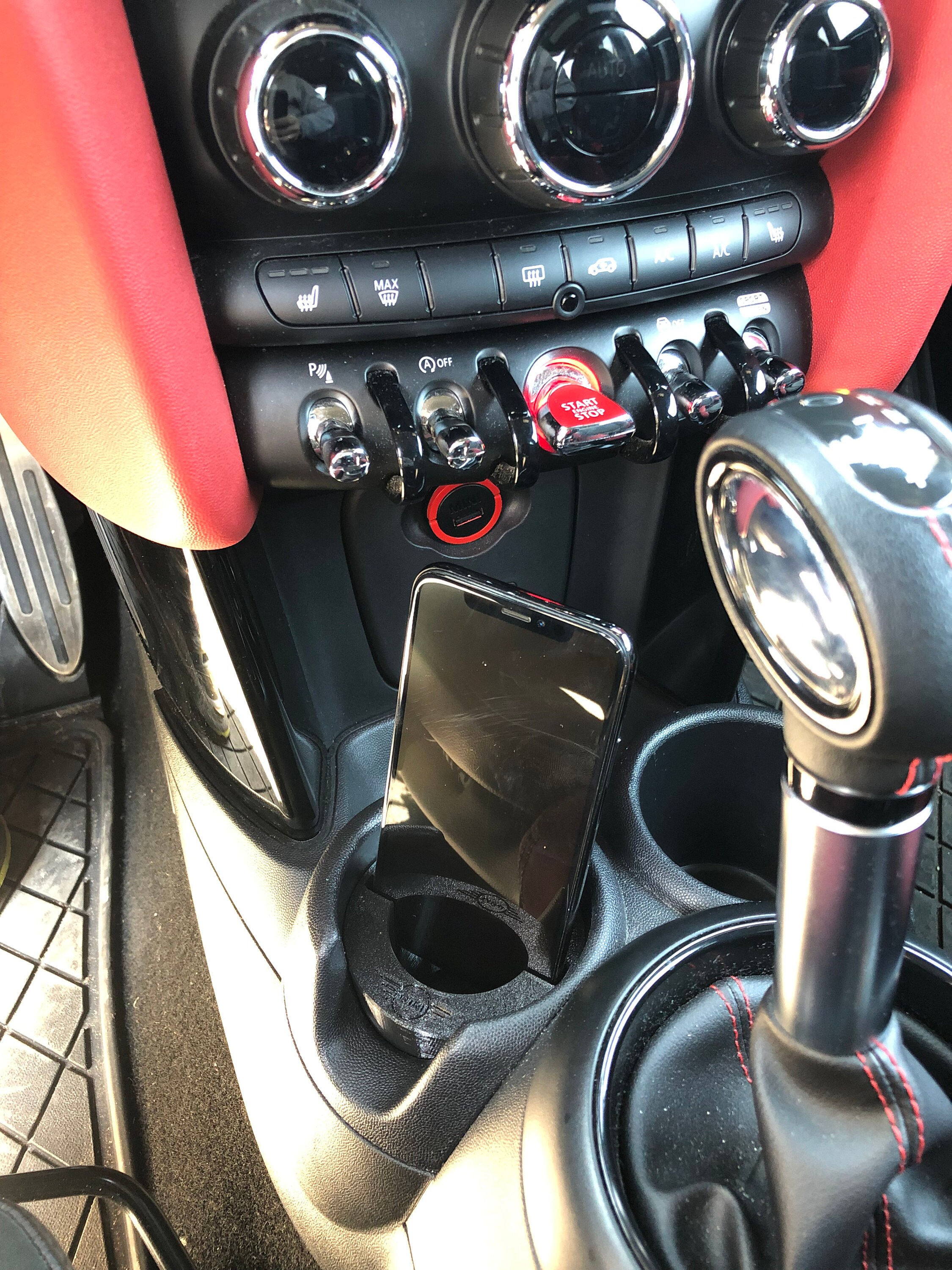 Mobile holder Apple iPhone Mini Cooper F56 cupholder 3d Etsy