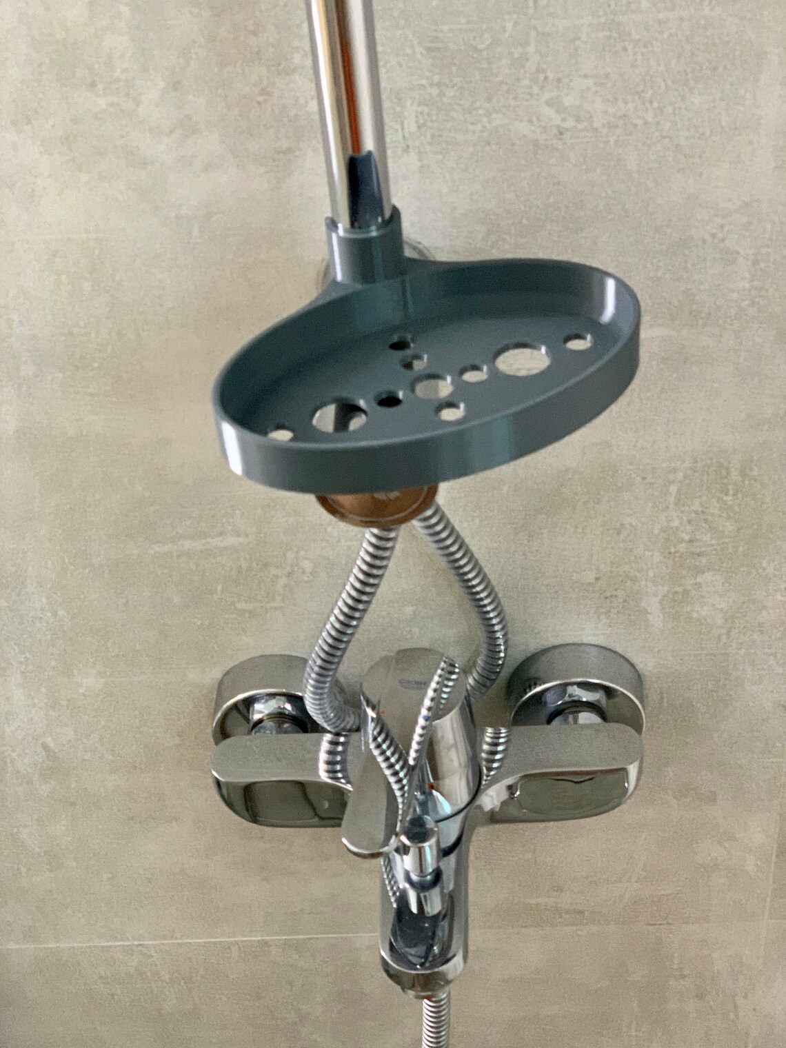 Soap holder / dish clipon tray for the shower Fits 2.2 cm Etsy