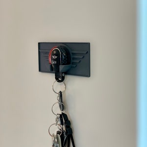 Wall key holder for MINI Cooper (Gen 2 / Gen 3)  *(3d printed)