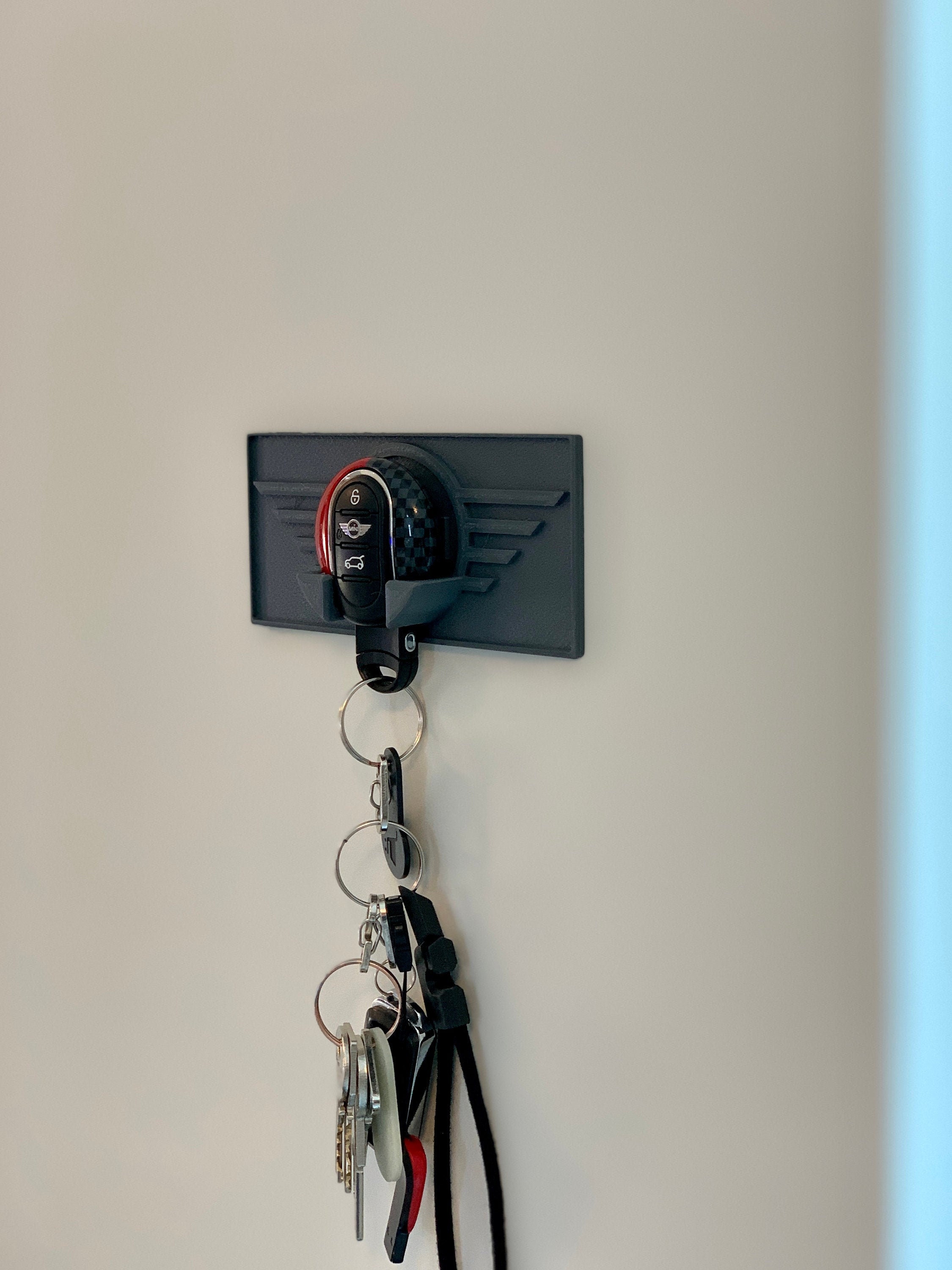 Wall Key Holder for MINI Cooper gen 2 / Gen 3 3d Printed 