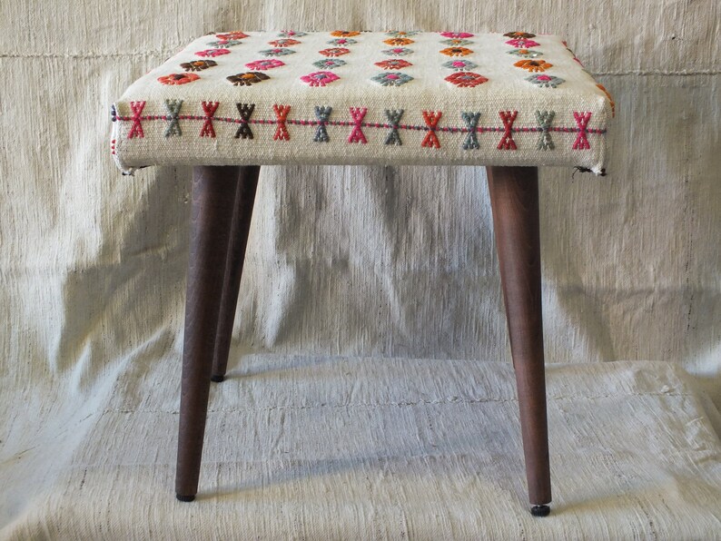 Ottoman Benchdining Room Decorative Bench Vintage Kilim Bench Etsy