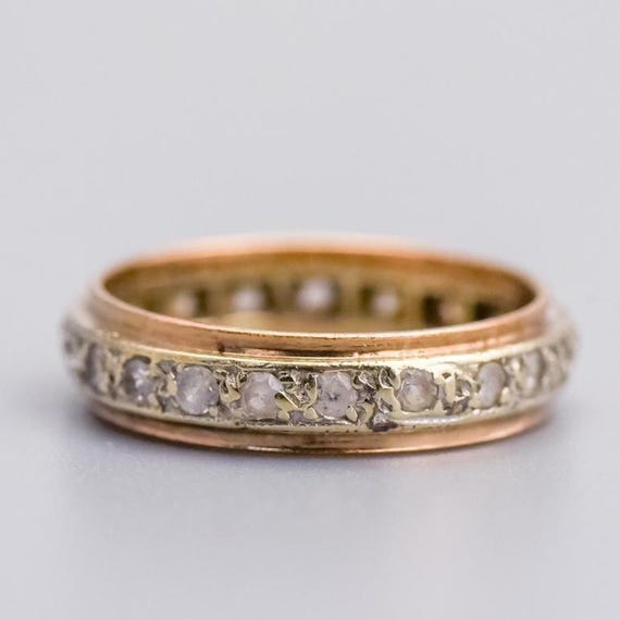 Solid 9k gold two-tone - Gem
