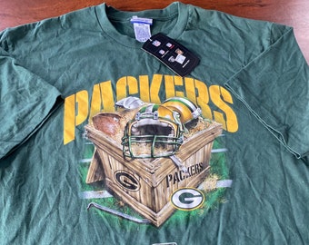 Green Bay Packers ヴィンテージTシャツ　Made in USA Vintage Green Bay Packers T-shirt (L) - Etsy