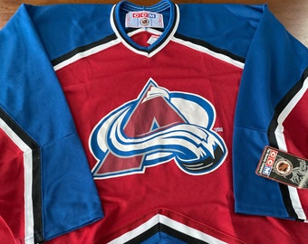 90s Colorado Avalanche Starter Hockey Jersey Large - 5 Star Vintage