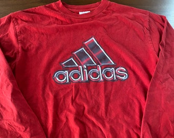 Vintage Adidas Front Graphic Logo Long Sleeve T-shirt