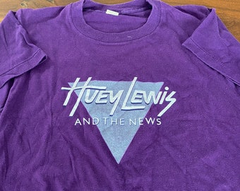 HUEY LEWIS and the NEWS T-shirt - S to 6XL - Tour Back to the