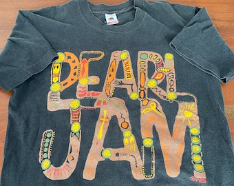 Vintage RARE 1992 Pearl Jam Music for Rhinos Band T-shirt
