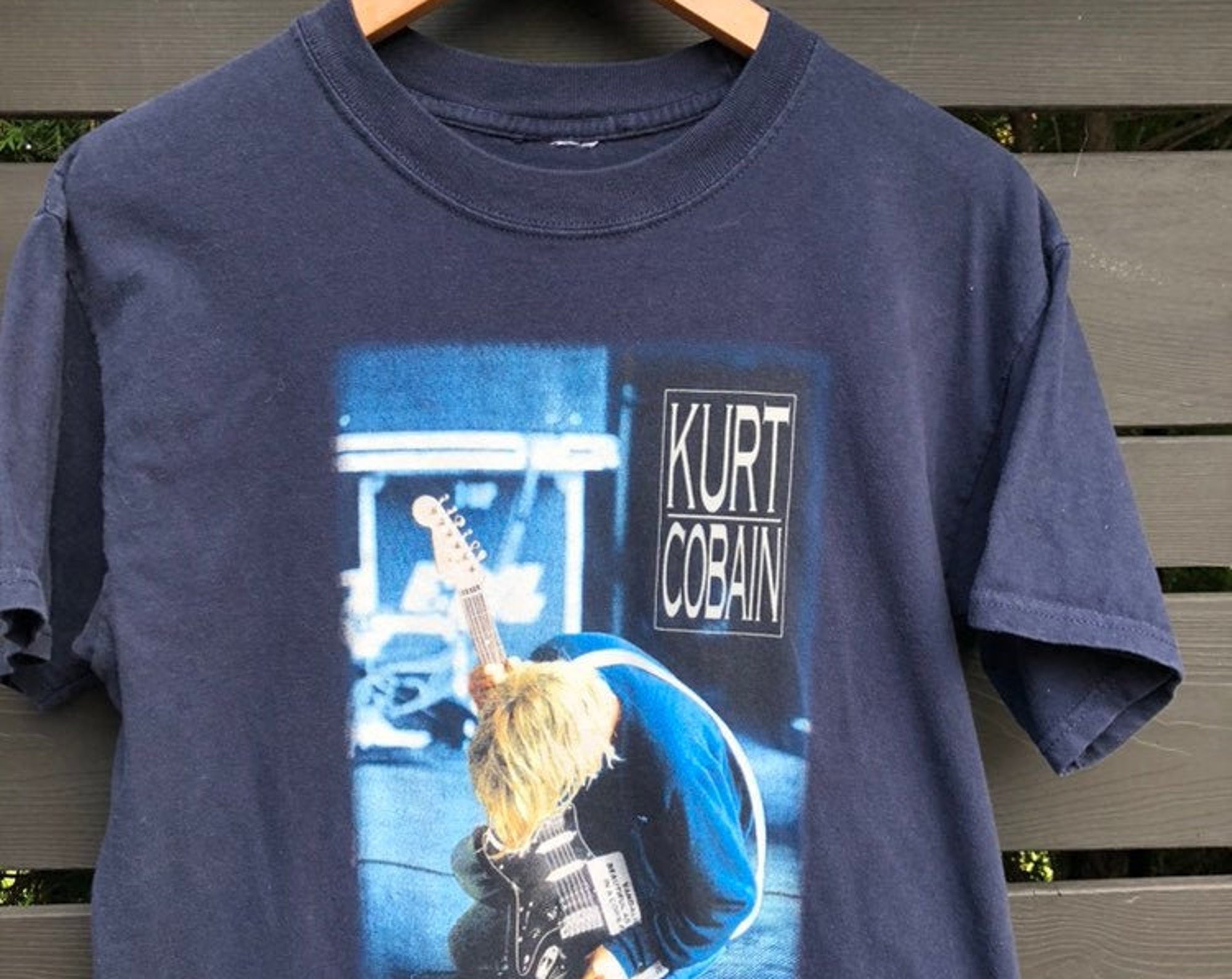 Discover Vintage  Dated 2000 Kurt Cobain The End of Music T-shirts