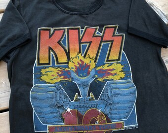 kiss 10th anniversary tour shirt