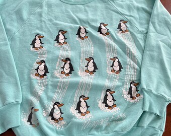 Vintage Niagara Falls Penguin Sweater, Made in Canada