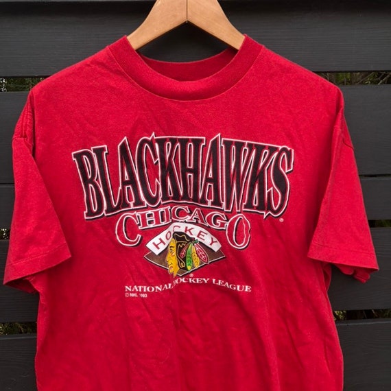 vintage blackhawks shirt