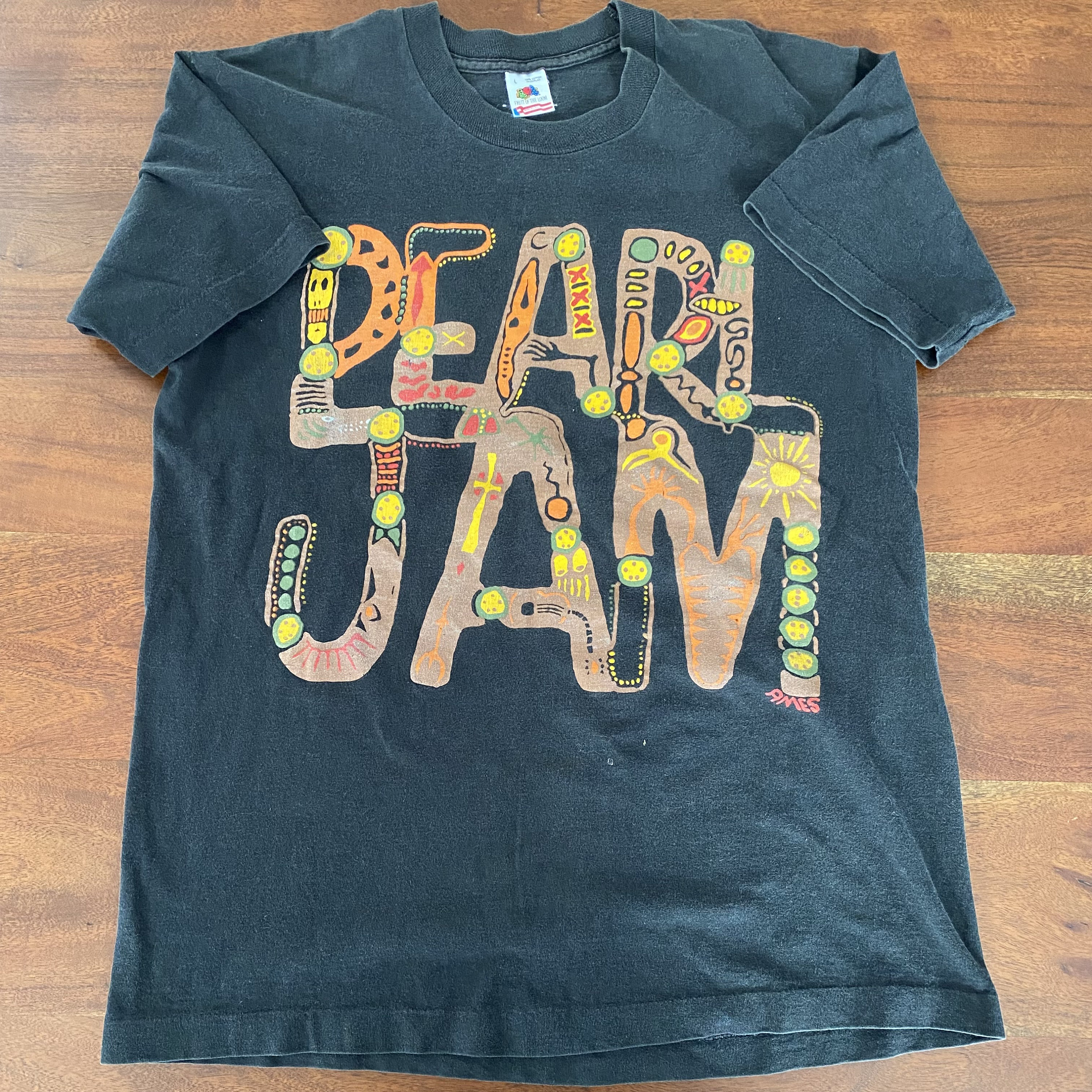 USA製 90s パールジャム music for rhinos Tシャツ　XL 90s Pearl Jam Music for Rhinos Rock t-shirt Large – The