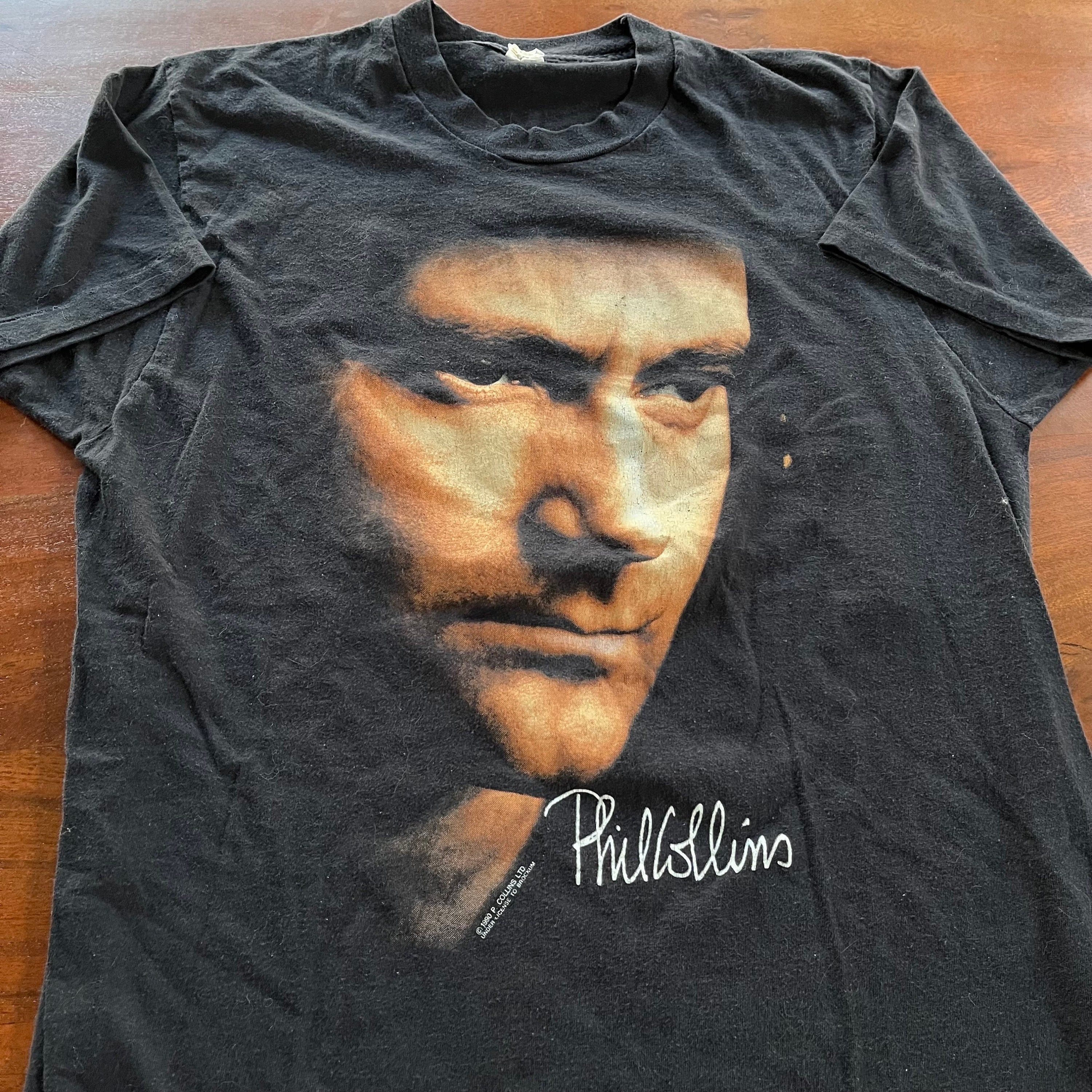 トップス 1990s Vintage Phill Collins Tee BROCKUM Vintage 1990 Phil Collins but Seriously Tour T-shirt - Etsy