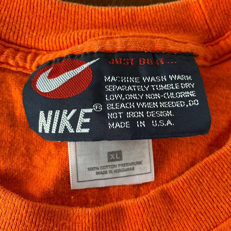 Vintage Nike broderad storrutig t-shirt bild 3