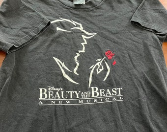 Vintage Disney Beauty and the Beast Musical T-Shirt