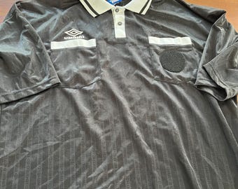 Vintagw Umbro Referee Soccer Jersey Made in Canada