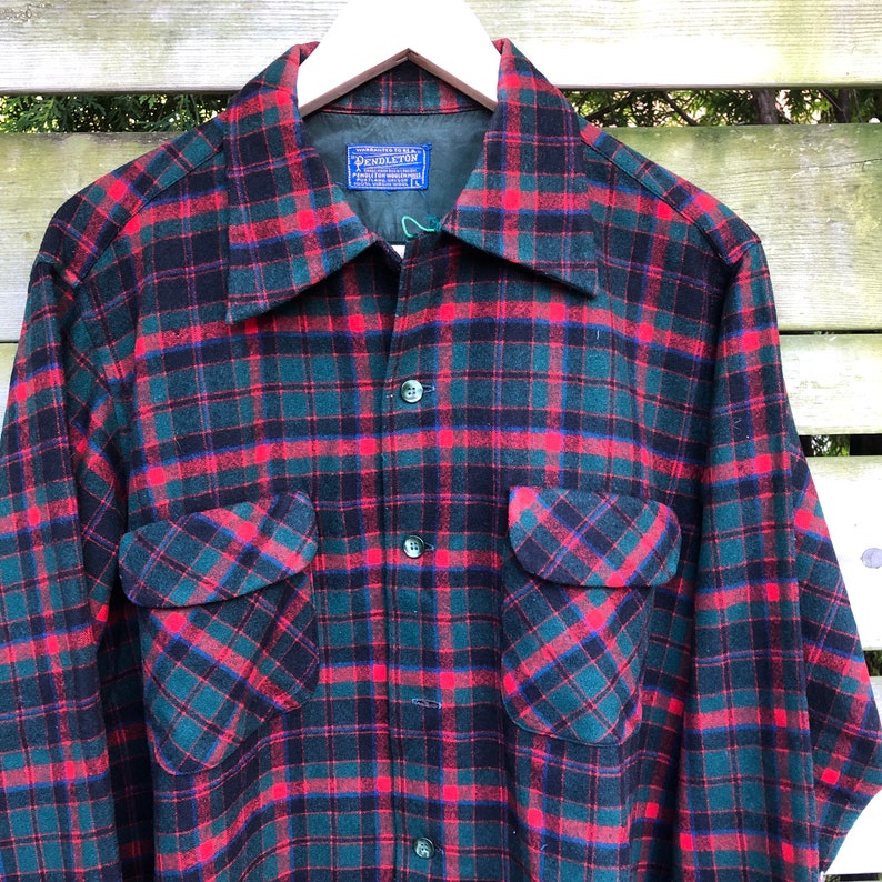Vintage Pendleton Wool Plaid Shirt