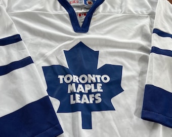 Vintage Toronto Maple Leafs CCM Hockey Jersey Made in Canada