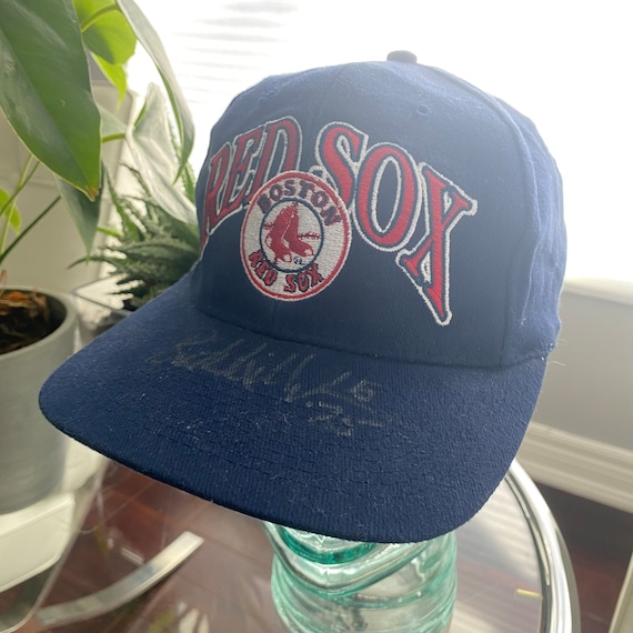 Vintage Signed Boston Red Sox Starter Hat