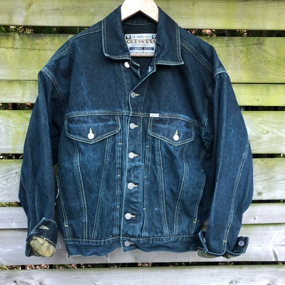 vintage guess jean jacket