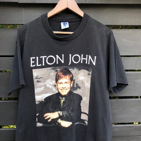 1995 Vintage Elton John Tour T-shirt - Etsy 日本
