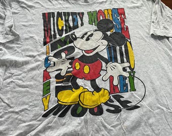 Camiseta vintage de Mickey Mouse de Disney