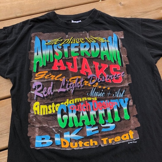 Vintage Amsterdam Tourist T-shirt