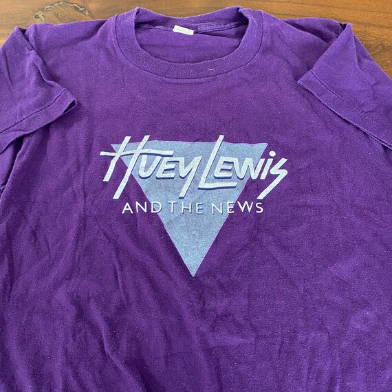 HUEY LEWIS & THE NEWS STAFF Tシャツ HUEY LEWIS and the NEWS T-Shirt Tour Back To The Future