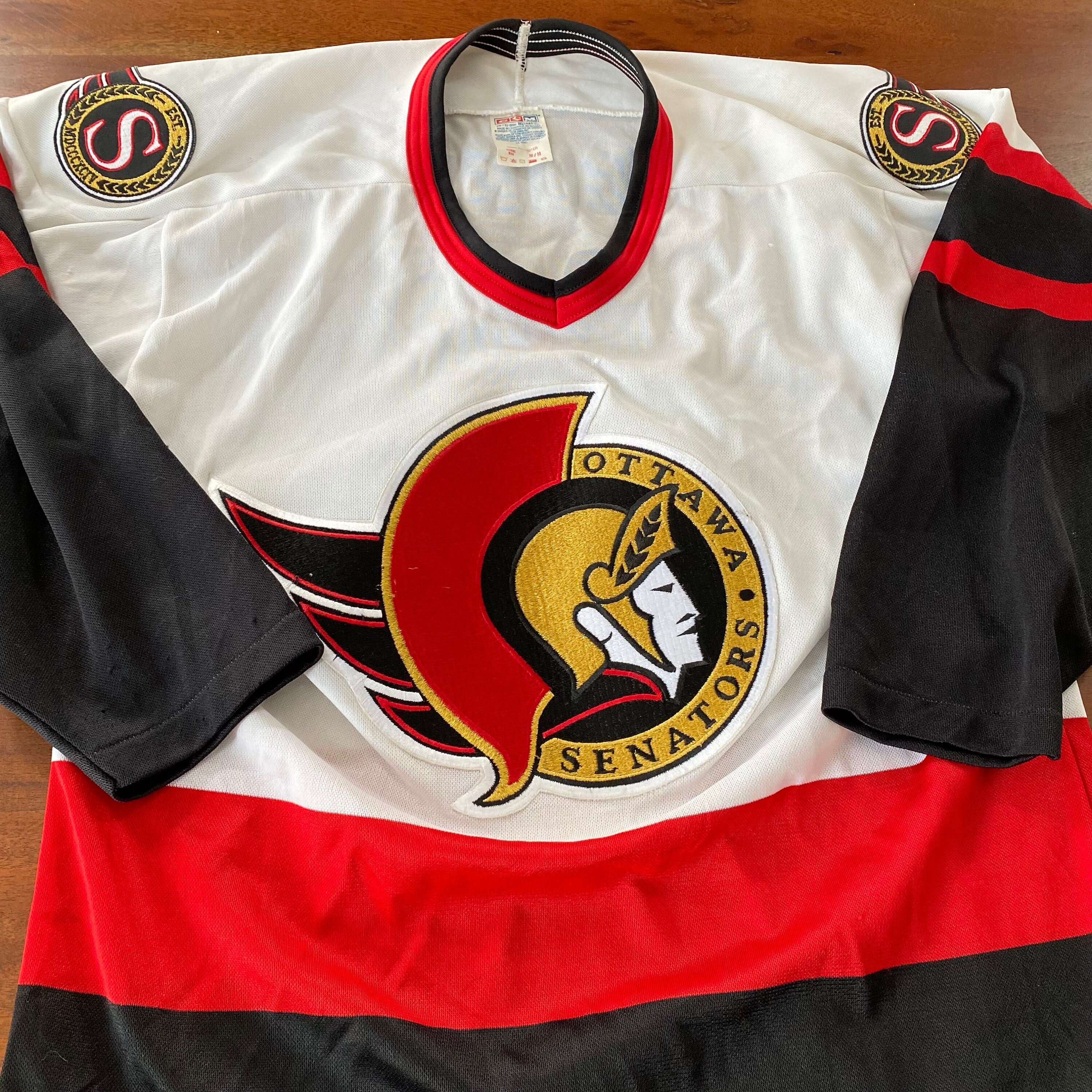 White Jersey Ottawa Senators NHL Fan Apparel & Souvenirs for sale
