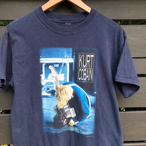 Vintage Dated Kurt Cobain The End Music T-shirt Etsy 日本