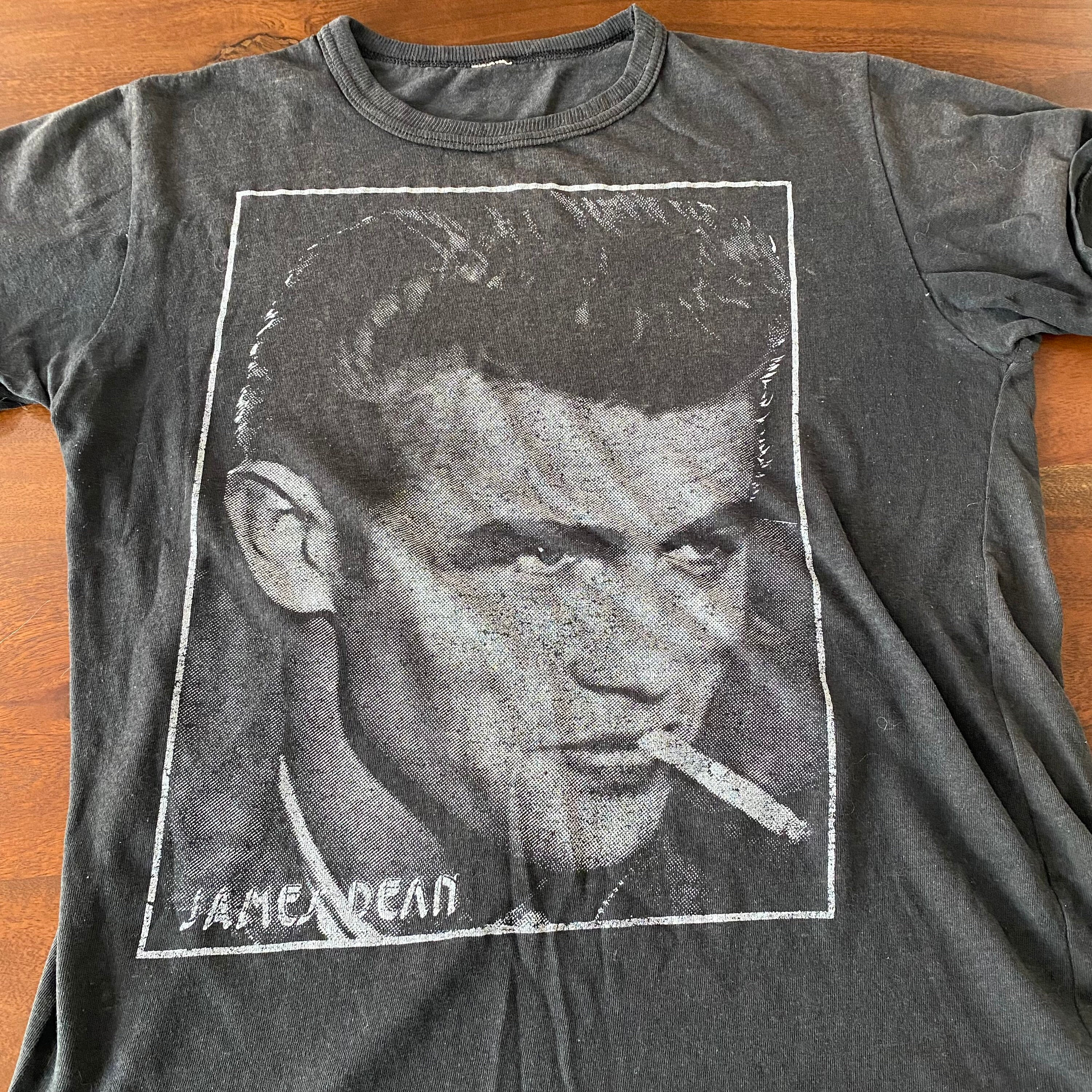 kompensere evig Tether Vintage 80s Beautifully Faded James Dean Graphic T-shirt - Etsy Norway