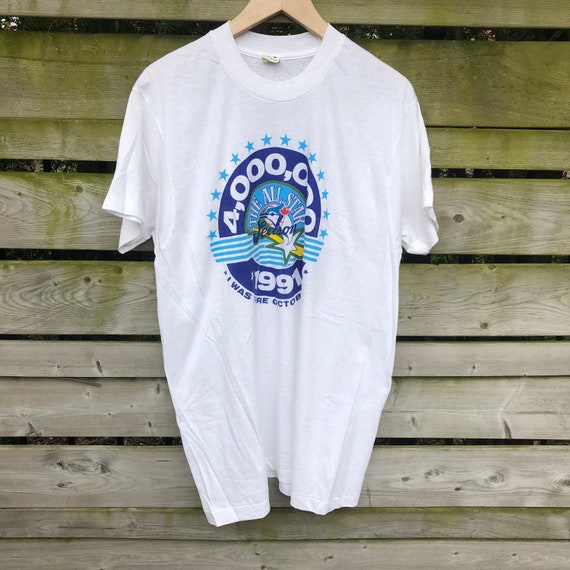 TimeBanditShop Vintage 1991 Toronto Blue Jays T-Shirt