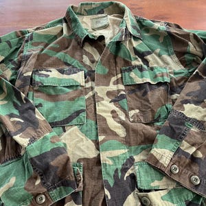 Vintage Military Woodland Camouflage NATO Jacket