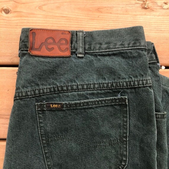 lee green jeans