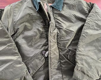 Vintage 70s Alpha Industies US Military Issue Extreme Cold Weather Jacket