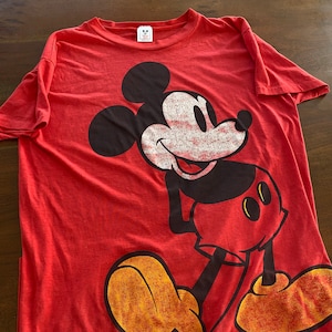 Vintage Mickey Mouse Extra Long Pajama Shirt
