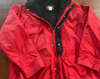 Vintage Woman’s Woolrich Plaid Lined Jacked Made in USA