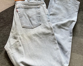 Vintage Levis 532 Jeans 27 X 31 USA Made 90s Stonewash Tapered 