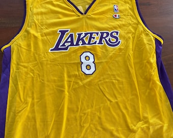 vintage Authentic 90s Kobe Bryant LA Lakers Champion Basketball Jersey