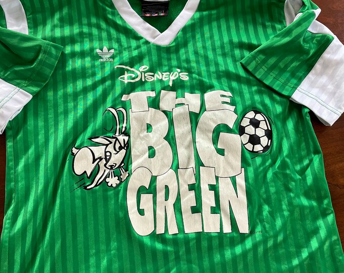 Vintage Disneys the Big Green Movie Promo Adidas Soccer Jersey Etsy