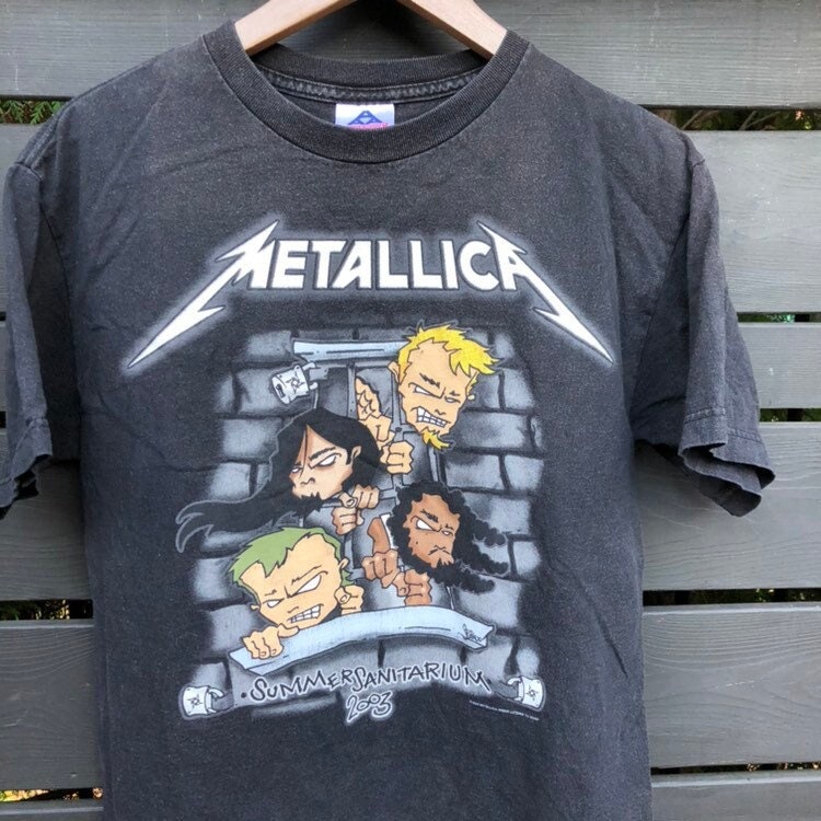 Vintage 2003 Metallica Summer Sanitarium Tour T-shirt - Etsy 日本