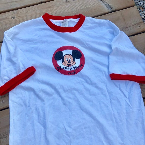 Vintage Mickey Mouse Ringer T-shirt